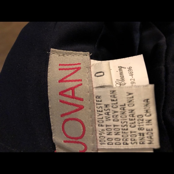 Jovani midnight blue ball gown - Picture 4 of 5